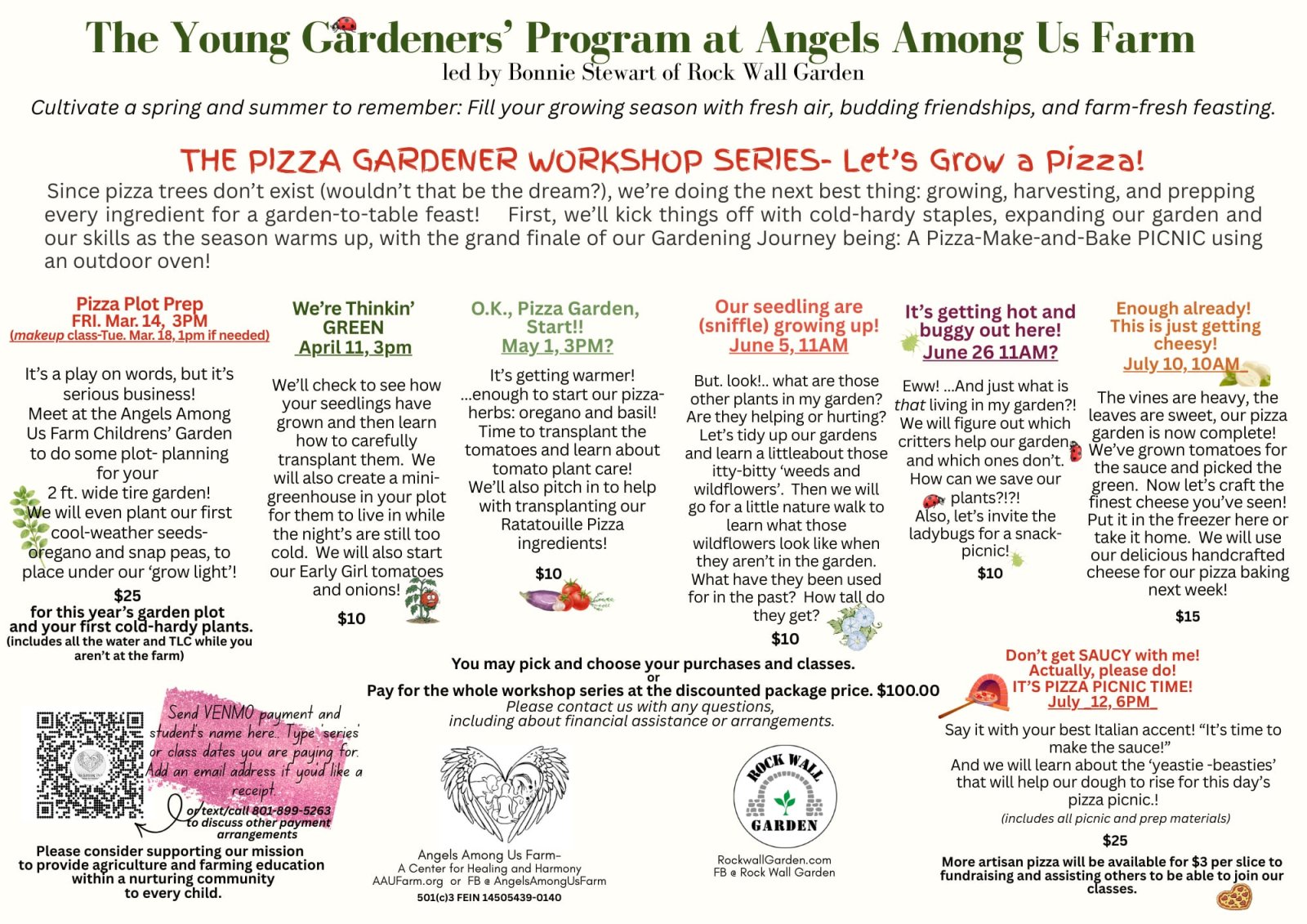 Young Gardeners Pizza Workshop Series