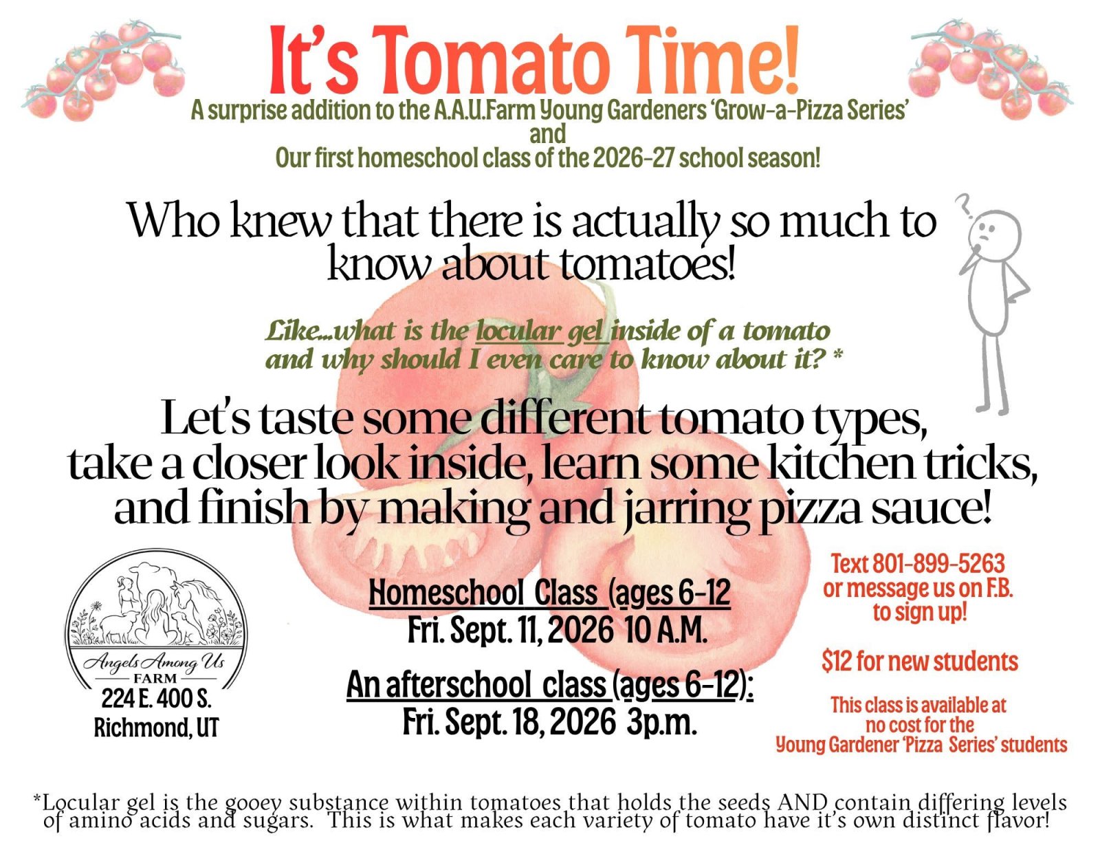 It’s Tomato Time